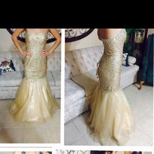 Gold gown